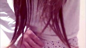 Wet diaper girl Kayla slideshow with lover intensely