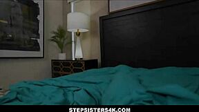 Stepsisters Take Turns Riding Huge Dick POV