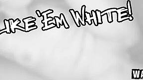 White Girl Stretched by Big Black Cock!