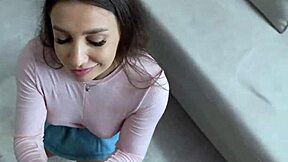 She flees to my room with handcuffs i order her to open legs for silence