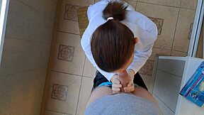 Young Russian Doctor Gives Blowjob At Hospital Appointment In Asmr Pov