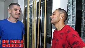 Brunette Pornstar Blows 21cm Cock In Bathroom POV