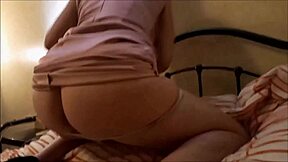 Blonde In Lingerie Gets Rimmed Passionately