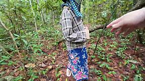 Amateur thai villagers have sex in the forest public 4k 18