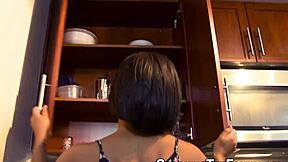 Teen Delivers Intense Blowjob To Stepbro.