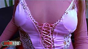 Krystal Wallas, the French beurette, gets passionately fucked on the sofa 😍