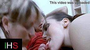 Two very slutty girls fucked in the pussy and ass