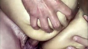 Akira Sanches fucks in the bathroom