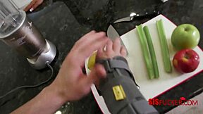 ebony step sis takes care of my broken bone