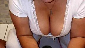 my friend's mom catches me in shower