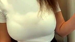 Stepmom In Short Skirt Shows Her Bra