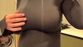 my milky stepmom licks nipples