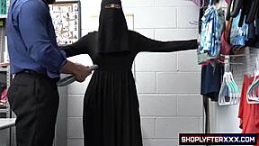 Shoplyfterxxx Com - Security Officer Justin Magnum Brings Delilah Day To The Back To Confront Her When Delilah Denies Everything Officer Justin Shows Her Footage Of Her Piling Expensive Underwear Under Her Hijab