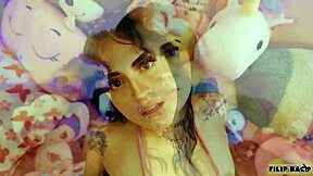 Petite skinny Alina Svetlana enjoys bondage session casually