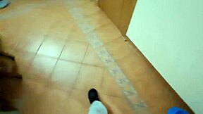 immigrant hides in pantry for creampie