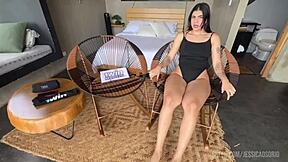 Curvy wife cheats with horny neighbor