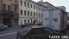 Fucked and creampied on webcam interview