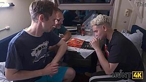 Redhead Babe Craves Anal and Blowjob Outdoors