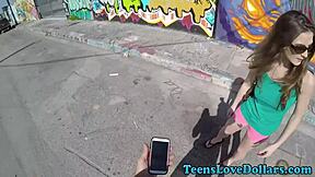 Pov amateur teen gets jizz in mouth outdoors