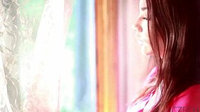 I, the beautiful czech asian teen, am masturbating with my big tits and ass on display