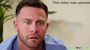 seth gamble, gal ritchie busty teen brunette gives wet nuru massage to horny client and more