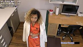 Cash for teen orgasms in Dr. Tampa's hospital handcuffs.