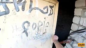 Sexy Russian Teen Bitch Gets Hardcore Fucking On The Roof In HD