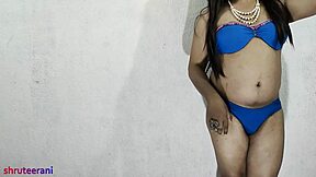 Blue Bikini Part 3 - Crossdressing Indian Shemale Anal