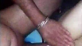 lucky student orgasms from fingering and creampie with friend