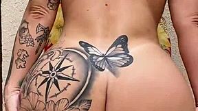 In this compilation, housewives flash their small tits and big asses in cars and at desks.