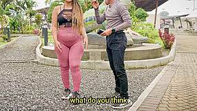 Danna Paola Bent Over Riding