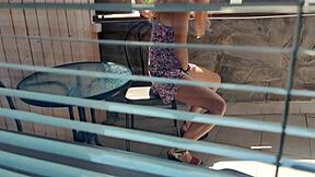 Hidden Cam Catches Cum On Ass In Hotel Balcony.