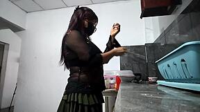 whats the neighbor doing masturbating while looking at me like a degenerate