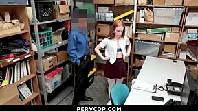 ella hughes gets detained at the store for stealing suspicion, and the manager punishes her.