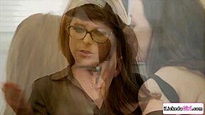 Lesbian Psychologist Licks Insatiable Patient's Ass