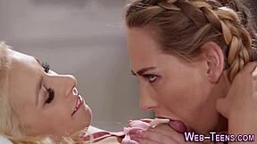 Blonde Teen Licks And Eats Ass In Detail