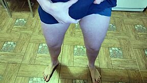 in the living room, a relaxing massage session unfolds with soothing touches