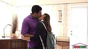 petite asian teen elle voneva bends over for doggystyle cumshot in reality