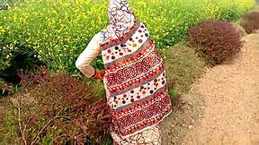 indian aunty's tough outdoor experience