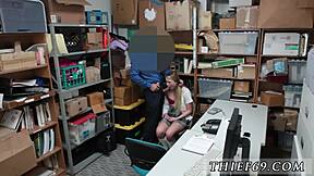 Police caught petite blonde teen 18+ in uniform for hardcore action 😏