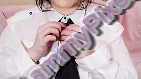 lammy pixel dresses sexy going to school dreaming about sex with cheerleader skirt and stockings for college fun