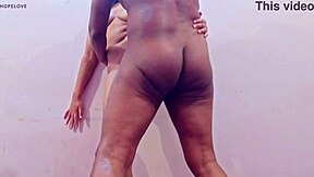 I get bent over and fucked doggystyle as hot indonesian girl with big ass riding hard.