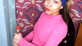 i'm doing my cute petite workout routine before recording this homemade video