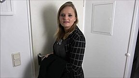 oh god, this curvy blonde teen slut swallows my huge monster cock in pov deepthroat