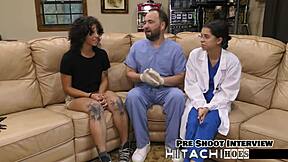 Good moaning from petite latina nicole luva with close up hairy pussy vibrator orgasm