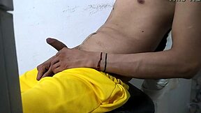 Whoa, this horny latino guy pulls out his big dick for some kinky fun 😏