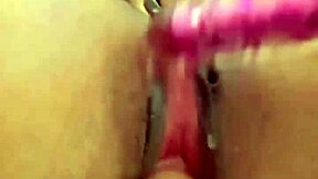 Bold Brazilian babe with natural tits commands guided handjob and dildo blowjob to intense orgasm.