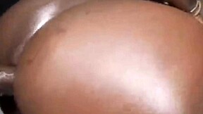her beautiful big ebony ass and wet pussy get no mercy in squirting orgasm