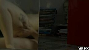 I see Luna Ruiz in the mirror like she's this brunette babe giving blowjob and riding cowgirl until orgasm with some fingering and kissing... wait no that's not right I mean handjob too and tattoo details oh god the cumshot!