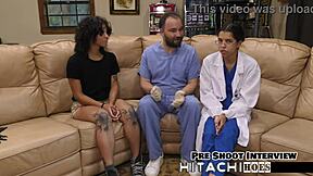 Good moaning from petite latina nicole luva with close up hairy pussy vibrator orgasm